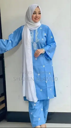 Embroidery Three Piece Set