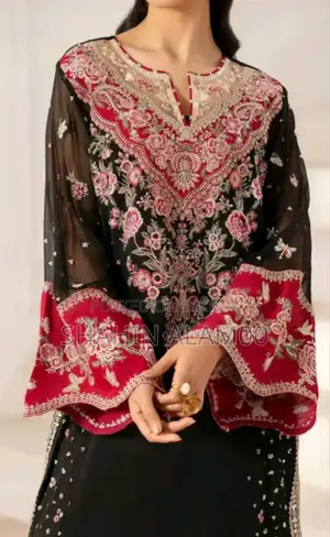 জর্জেট এমব্রয়ডারি থ্রি পিস