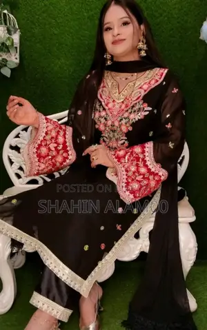 জর্জেট এমব্রয়ডারি থ্রি পিস