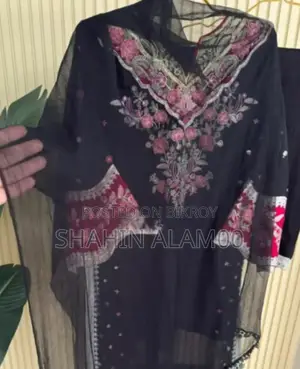 জর্জেট এমব্রয়ডারি থ্রি পিস