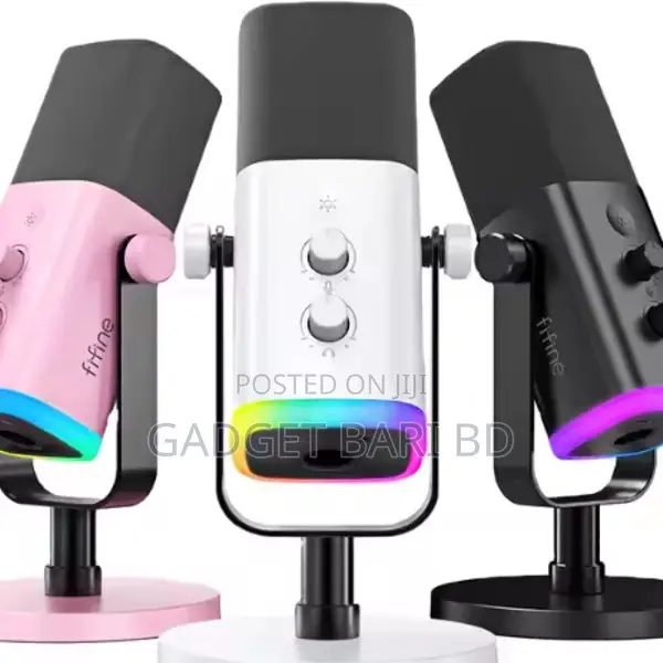 Fifine Ampligame Am8 RGB Usb/XLR Microphone