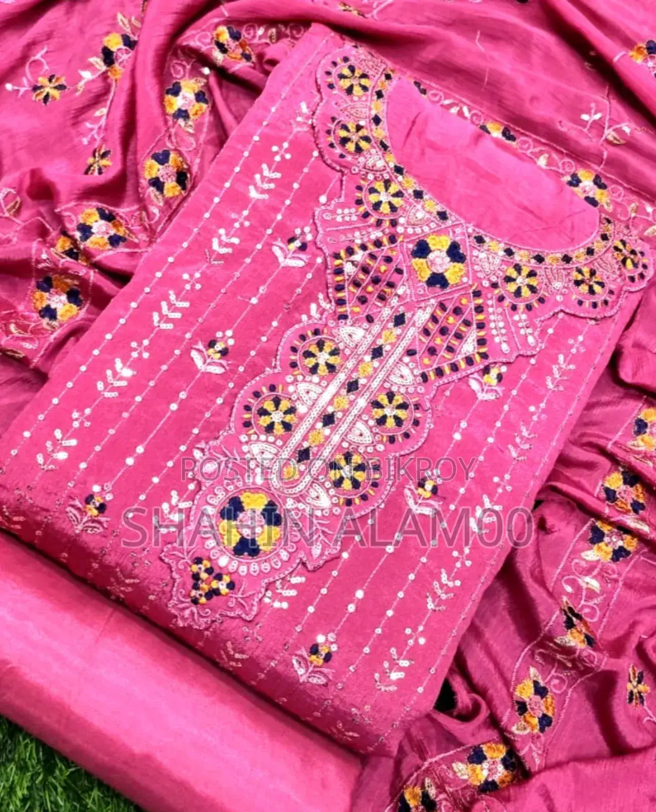 Premium Unstitched Three Piece