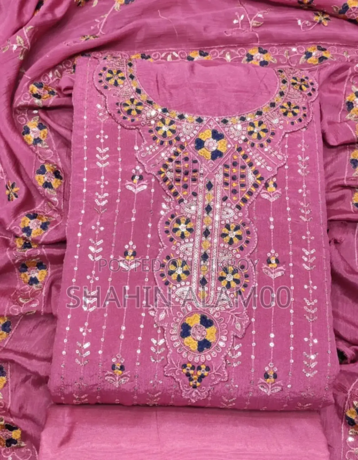 Premium Unstitched Three Piece