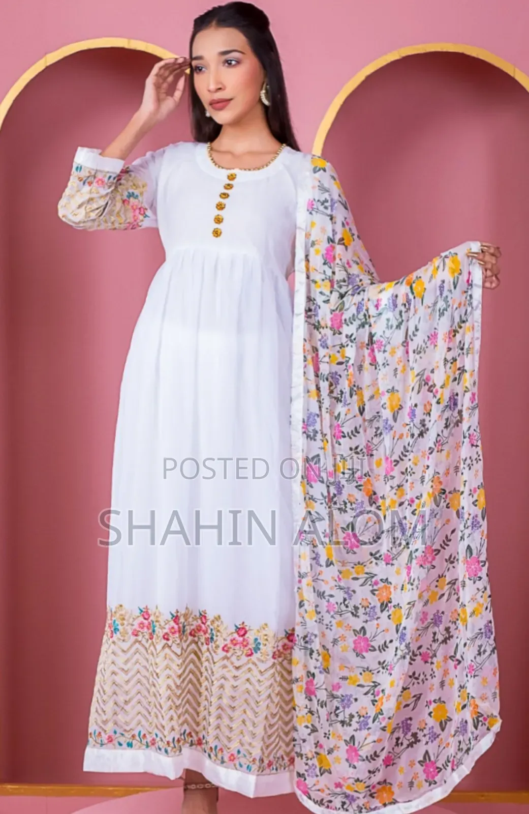 রেডিমেড লেহেঙ্গা জর্জেট এমব্রয়ডারি পার্টি ড্রেস