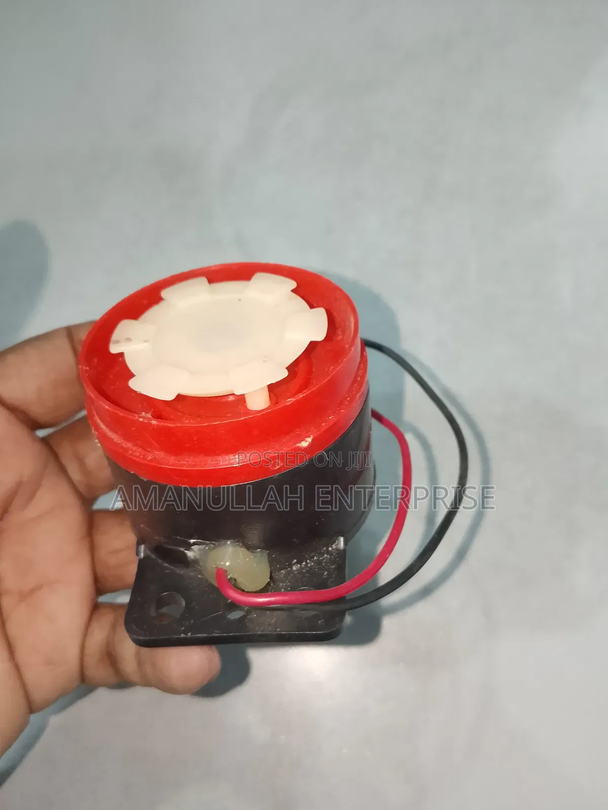 Piezoelectric Alarm Used in Security Systems to Produce a Loud Sound.