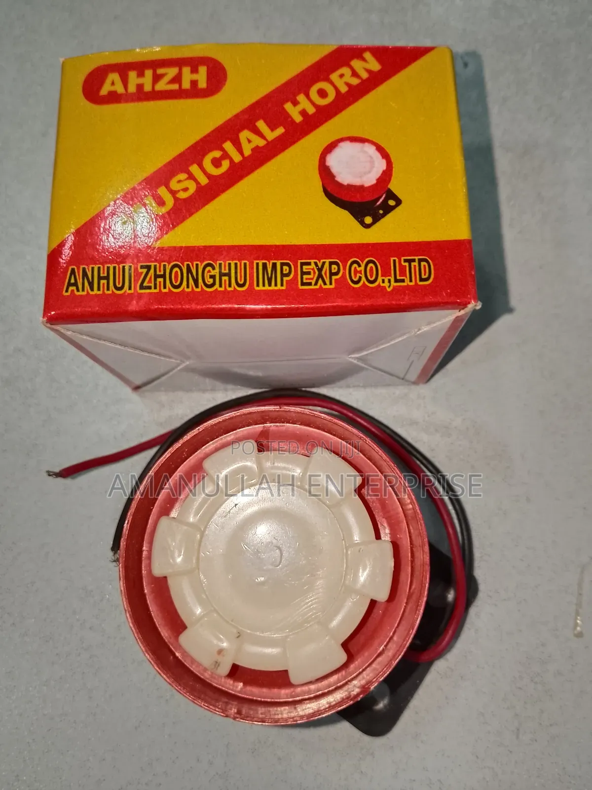 Piezoelectric Alarm Used in Security Systems to Produce a Loud Sound.
