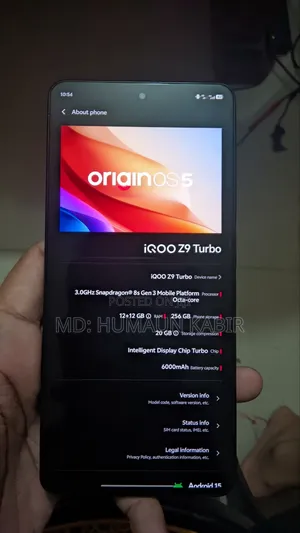 Photo - Vivo iQOO Z9 Turbo 256 GB Black
