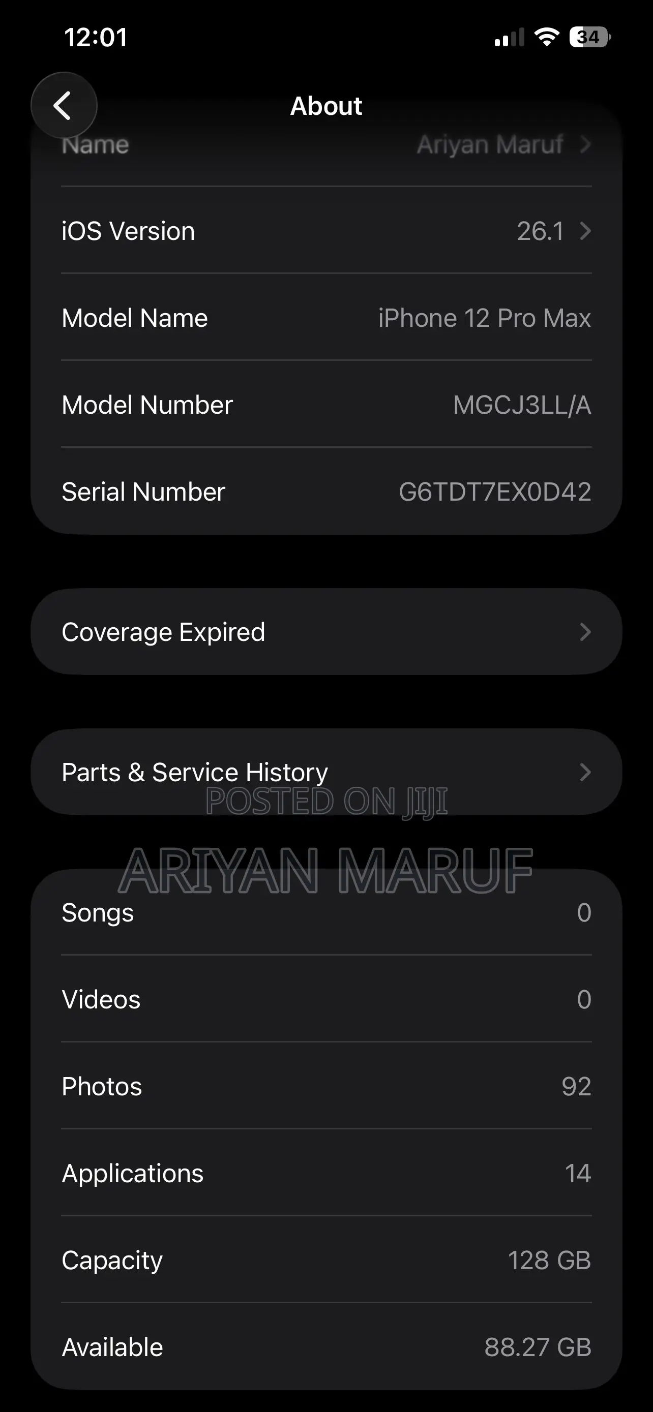 Apple iPhone 12 Pro Max 128 GB White