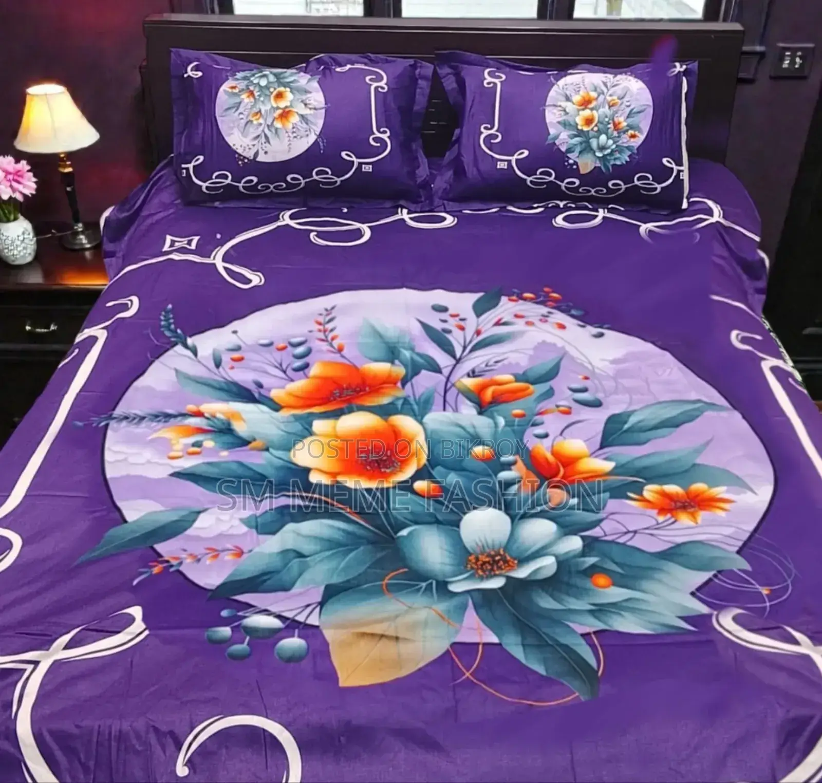 Panel Cotton Bed-Sheet