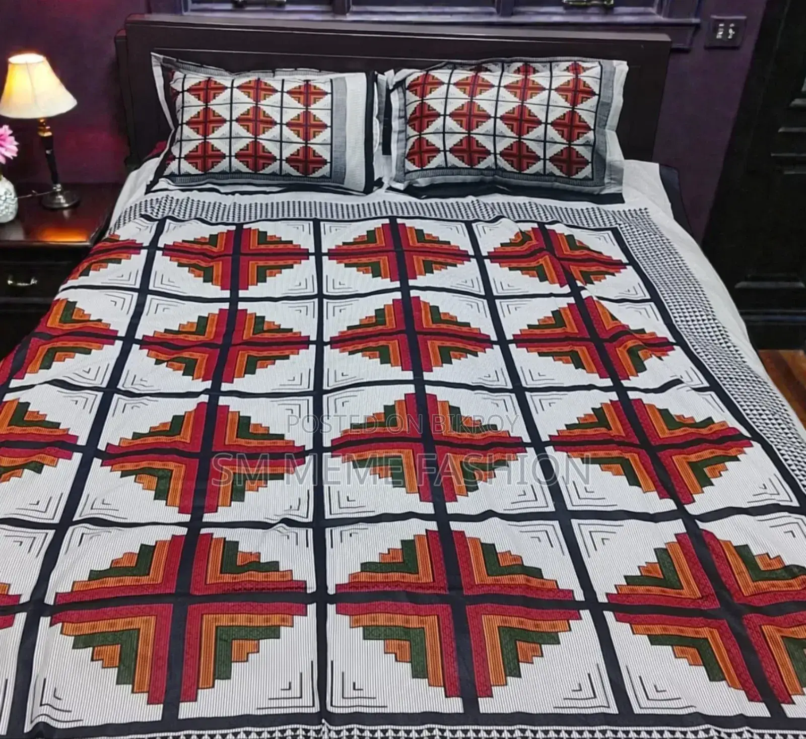 Panel Cotton Bed-Sheet