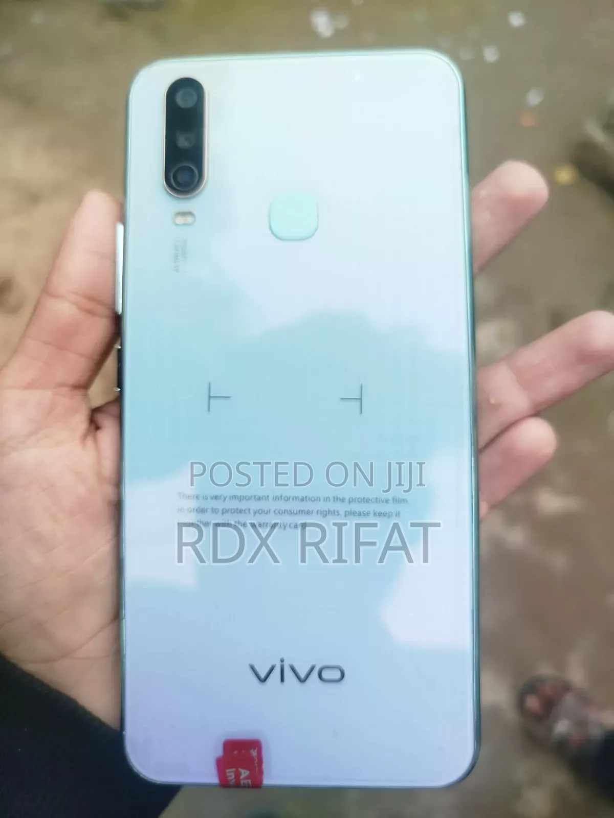 Vivo Y17 256 GB Blue