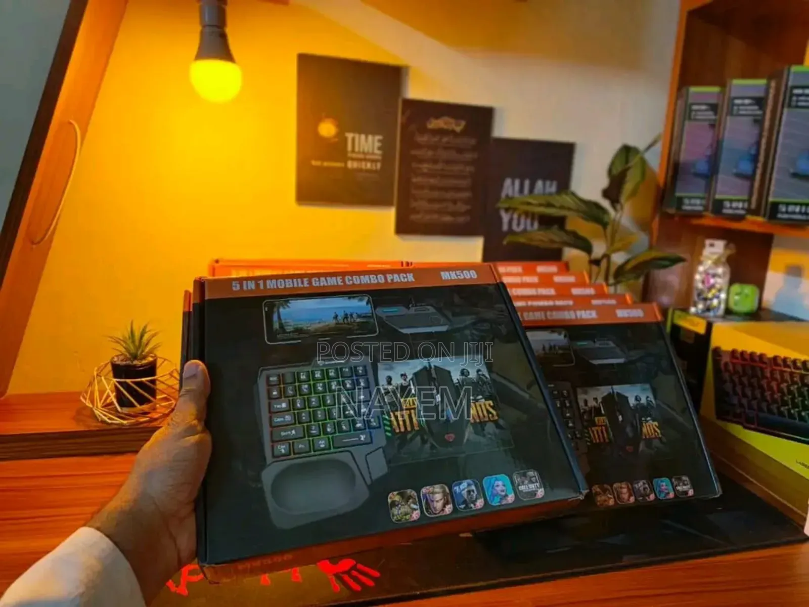 5 in 1 Mobile Gaming Combo Pack | Pubg Free Fire Cod Supported
