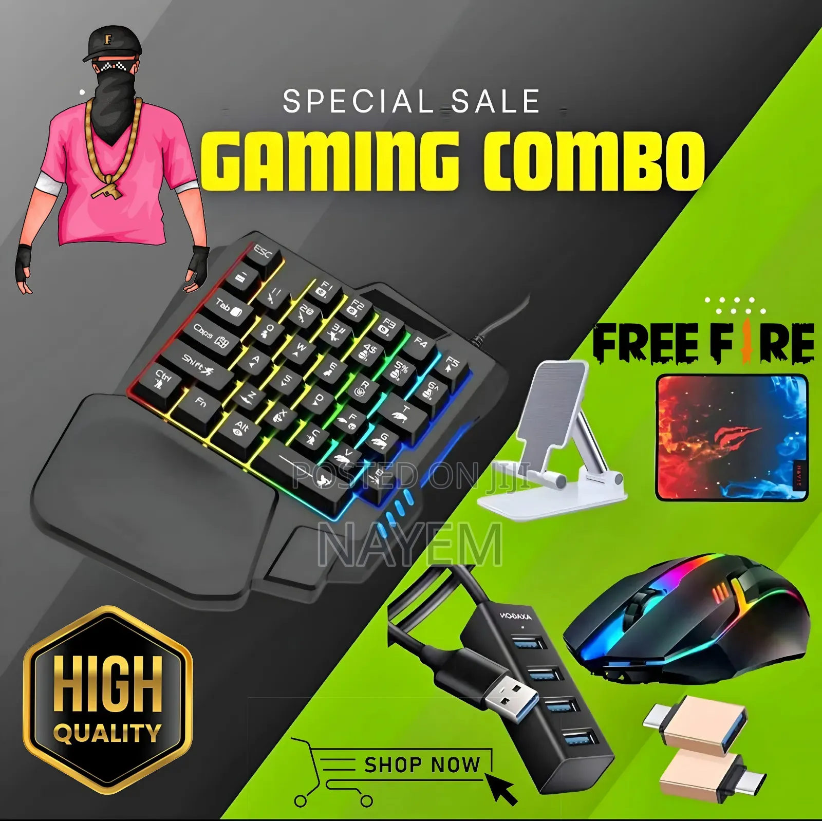 Mobile Gaming Combo | মোবাইল গেমিং কম্বো সেট-আপ