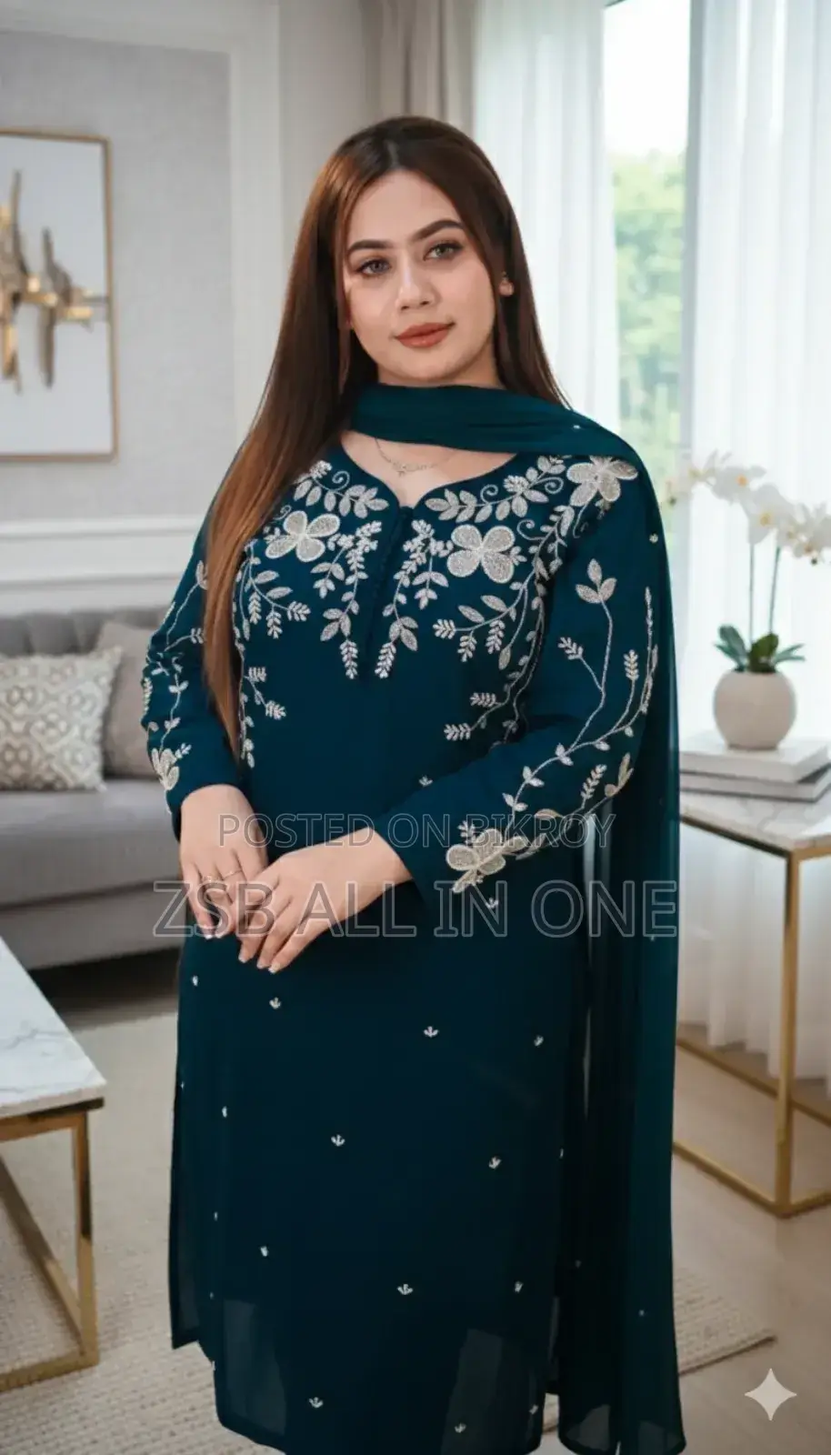 Rayon Cotton Dress Full Set Embroidery Update Collection