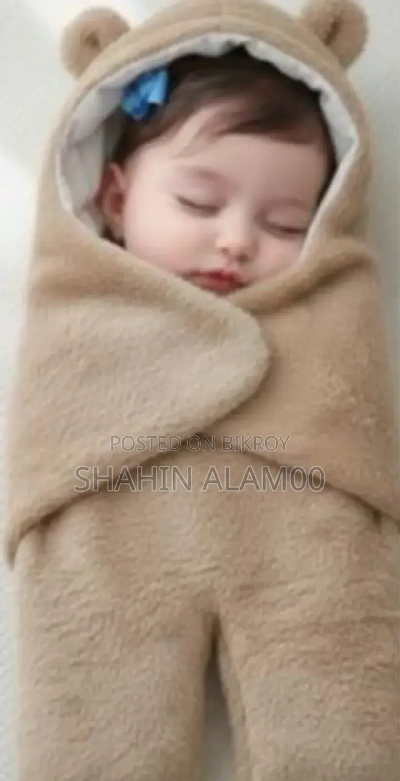Premium Bear-Style Baby Swaddle