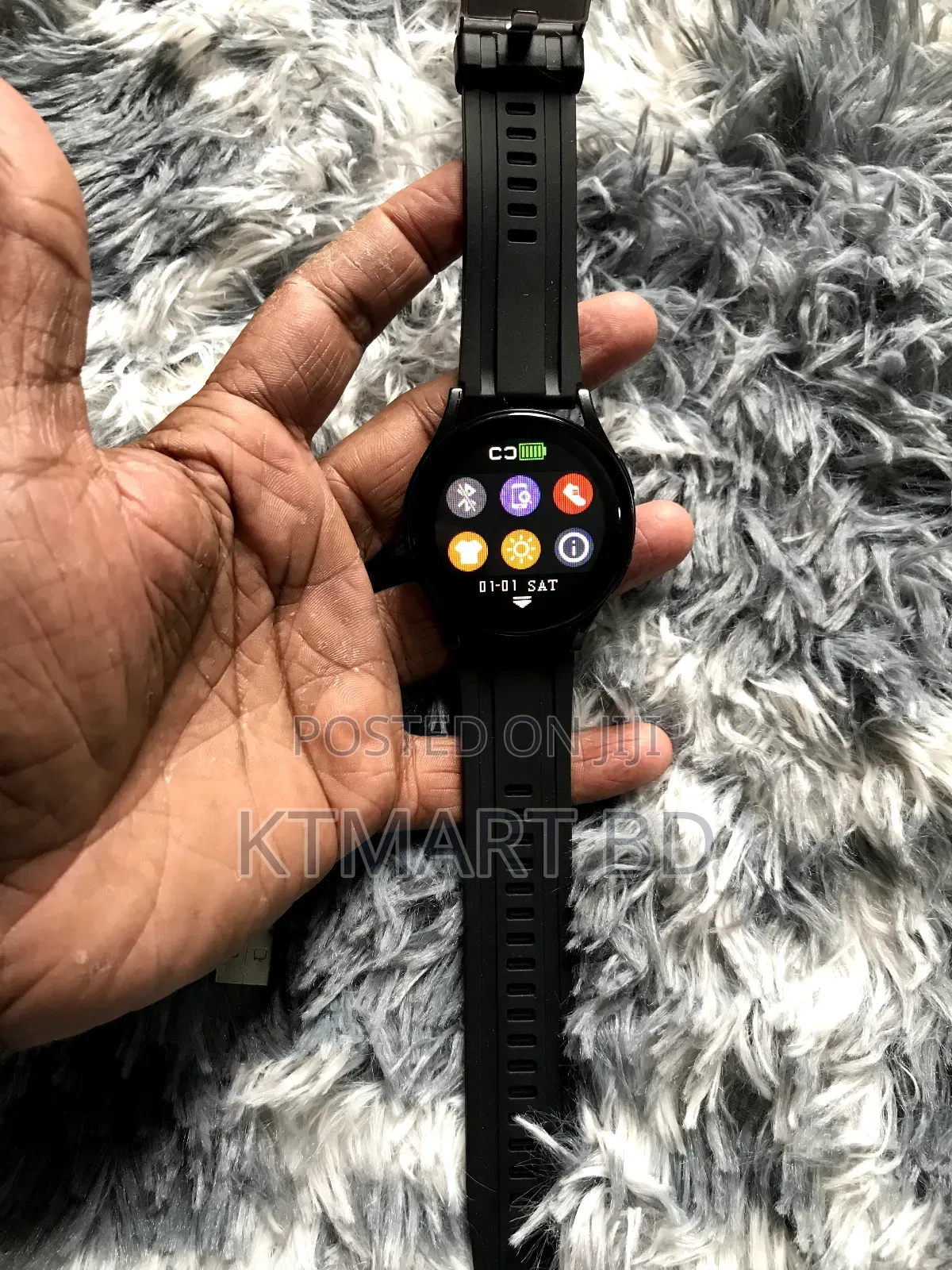 Gt Round Dial Bluetooth Calling Smart Watch