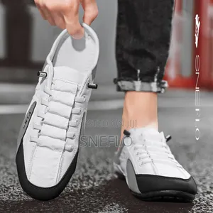 Cross-border Men's Korean Style Beanie Shoes Casual Sports Slip-on