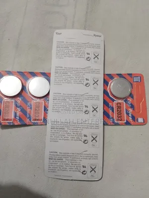 Coin or Tablets Battery 02 PCS Cr-2032