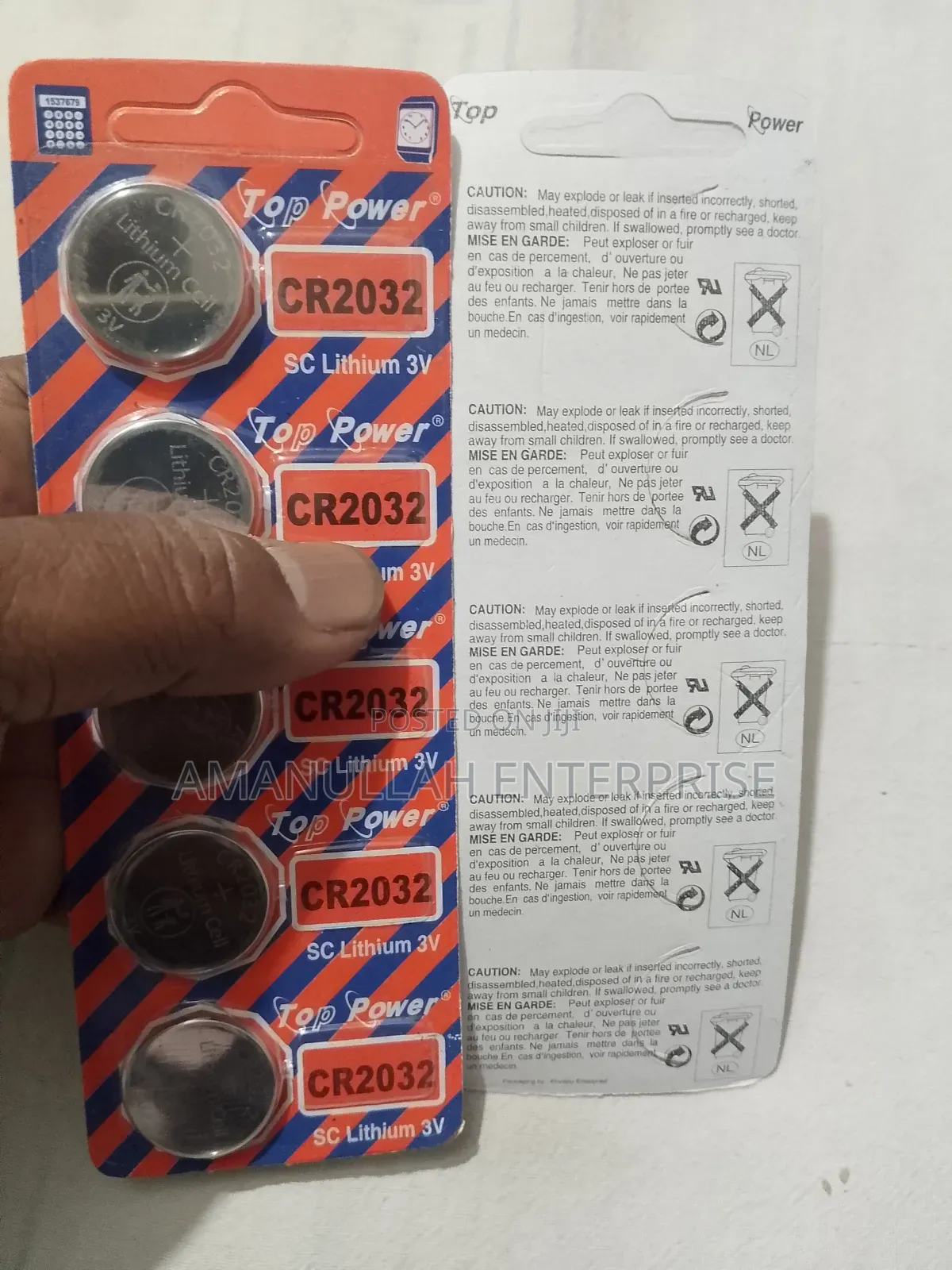 Coin or Tablets Battery 02 PCS Cr-2032