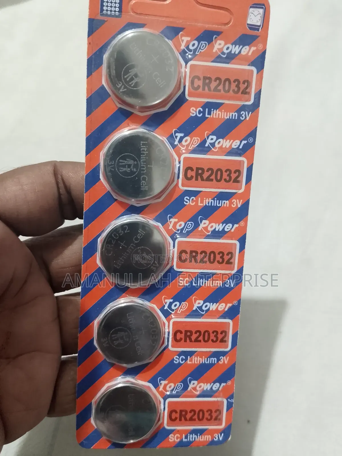 Coin or Tablets Battery 02 PCS Cr-2032