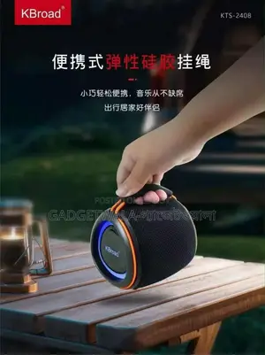 Kbroad KTS-2408 Portable Bluetooth Speaker RGB Light, Super Bass