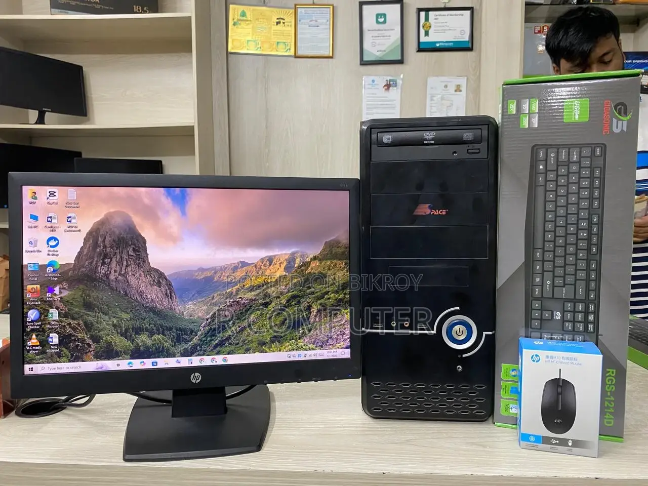 Desktop Computer 4GB Intel Core I3 SSD 128GB