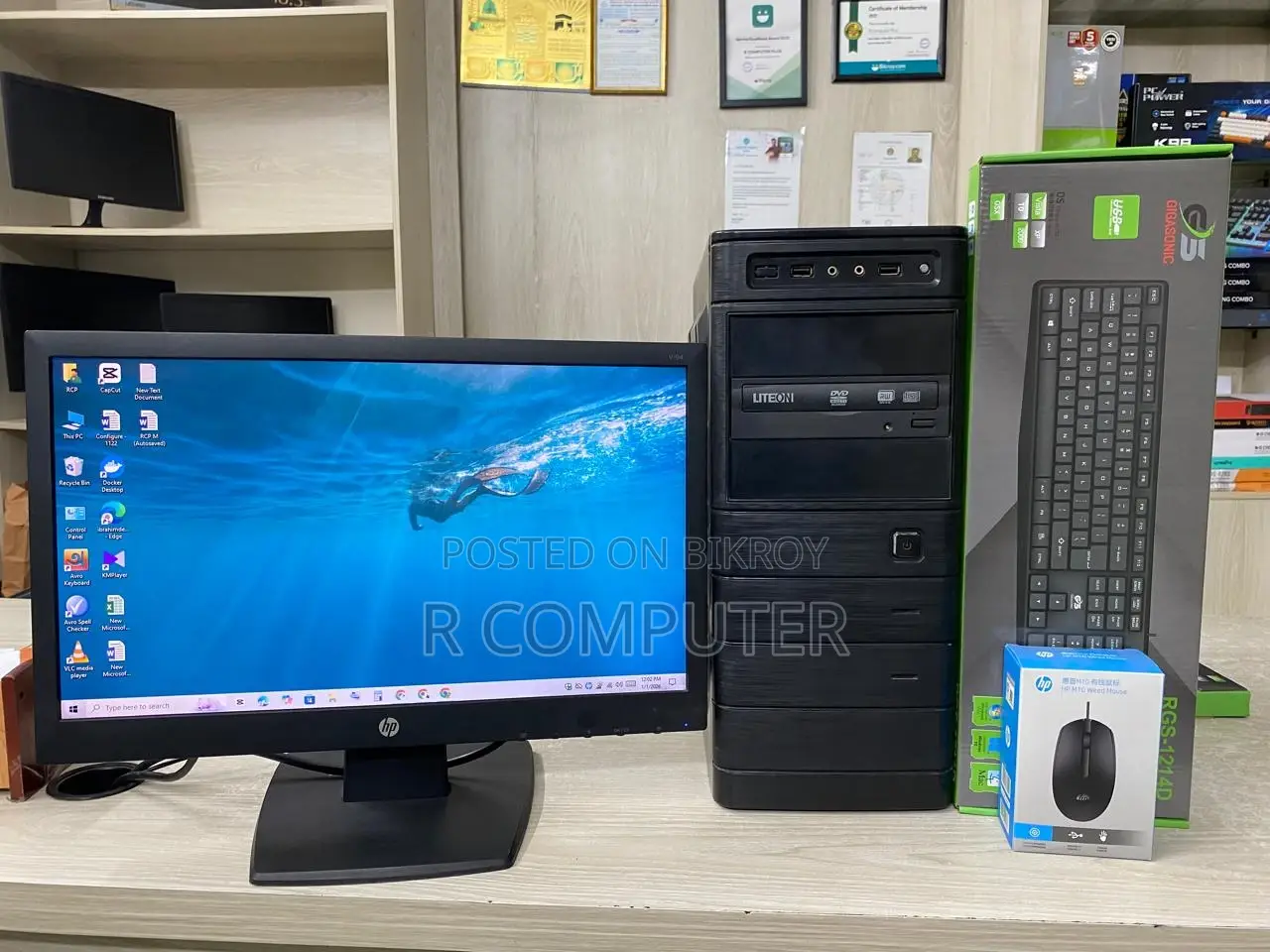 Desktop Computer 8GB Intel Core I5 SSD 128GB