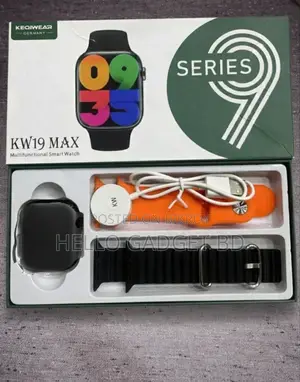 Kw19 Max Smart Watch – Big Amoled Display | 2 Belts | Best Seller