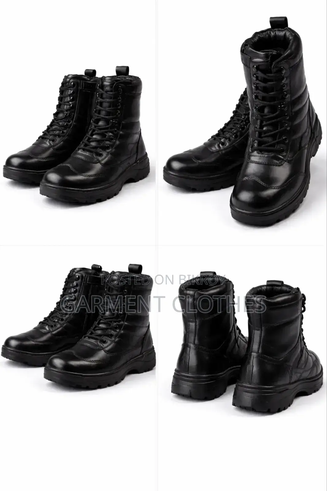 Premium Black Tactical Boot – Strong & Stylish