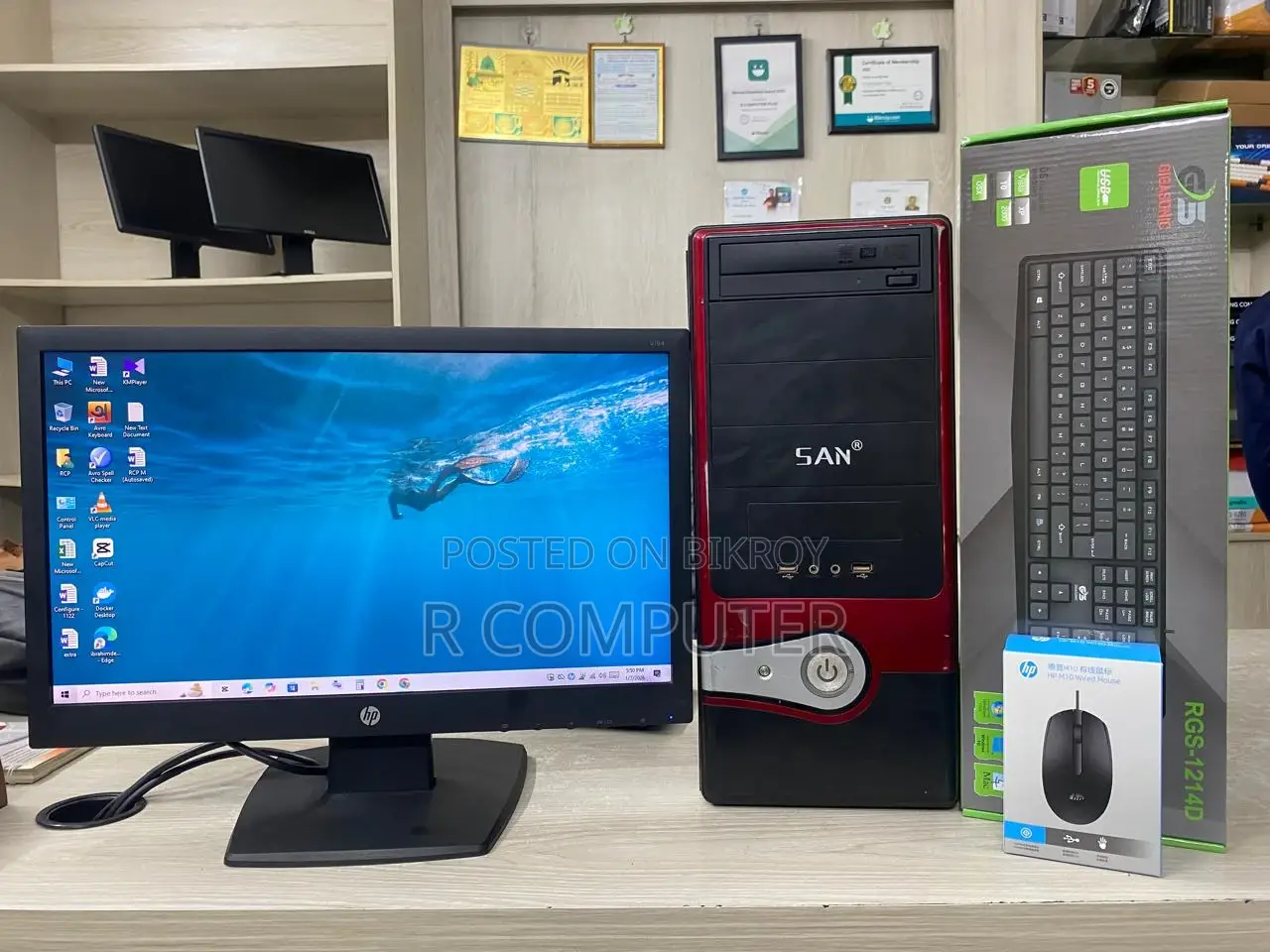 Desktop Computer 4GB Intel Core 2 Duo HDD 320GB