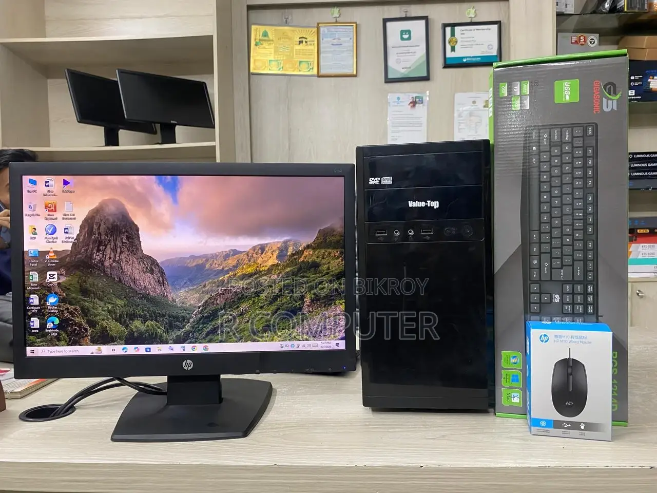 Desktop Computer 8GB Intel Core I3 SSD 128GB