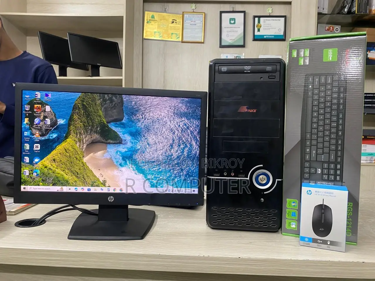 Desktop Computer 4GB Intel Core I3 SSD 128GB