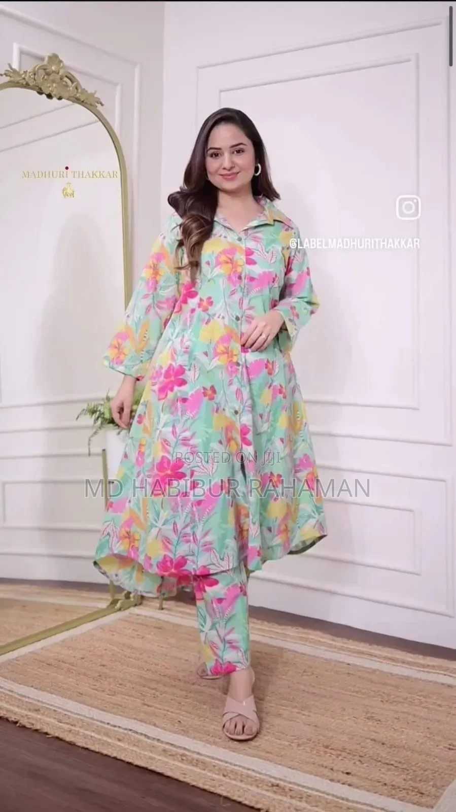 Exclusive Linen Embroidery 2-Piece