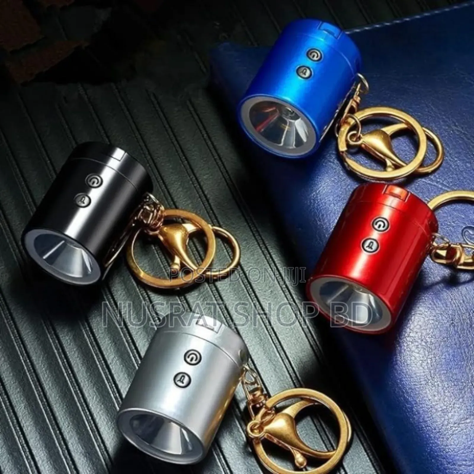 3 In 1 Rechargeable Flashlight Lighter Key Ring Code : 6121