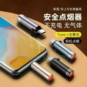 Usb‐C Mini Lighter (Tungsten Wire, Blow‐To‐Ignite) Code : 10554
