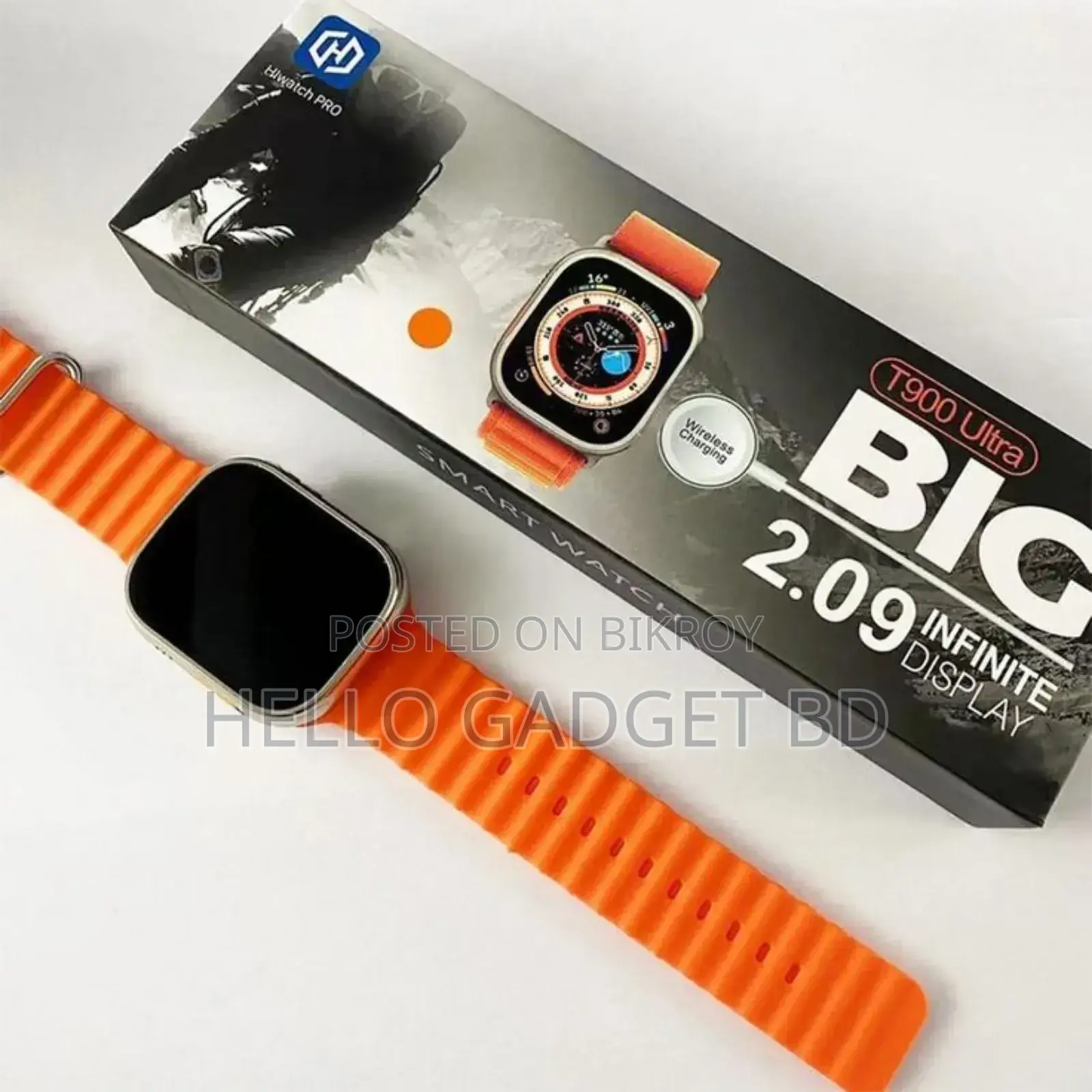 T900 Ultra Smart Watch – Big Display | Bluetooth Call | Hot Deal