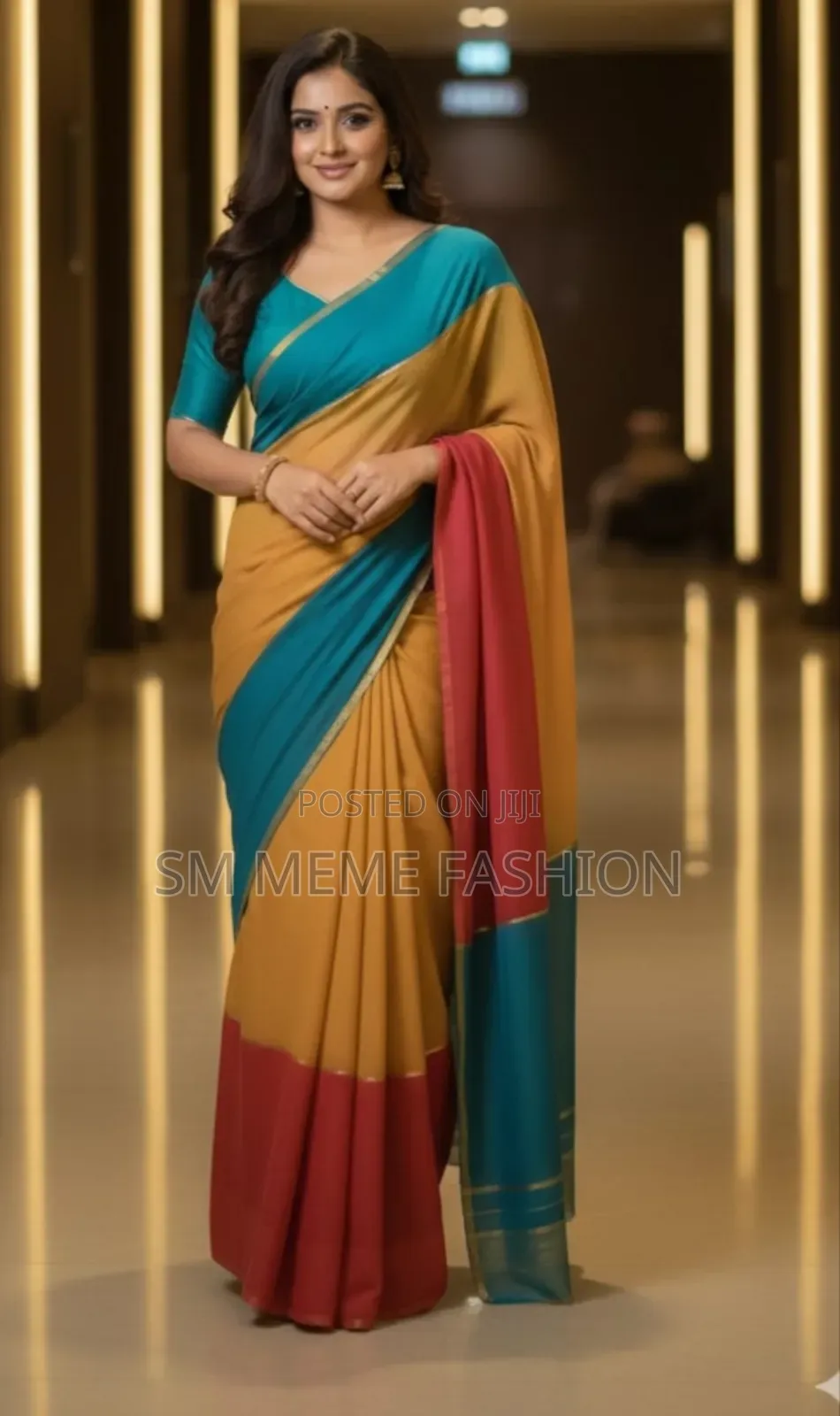Half Silk Saree With Blouse Piece