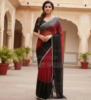 Half Silk Saree With Blouse Piece