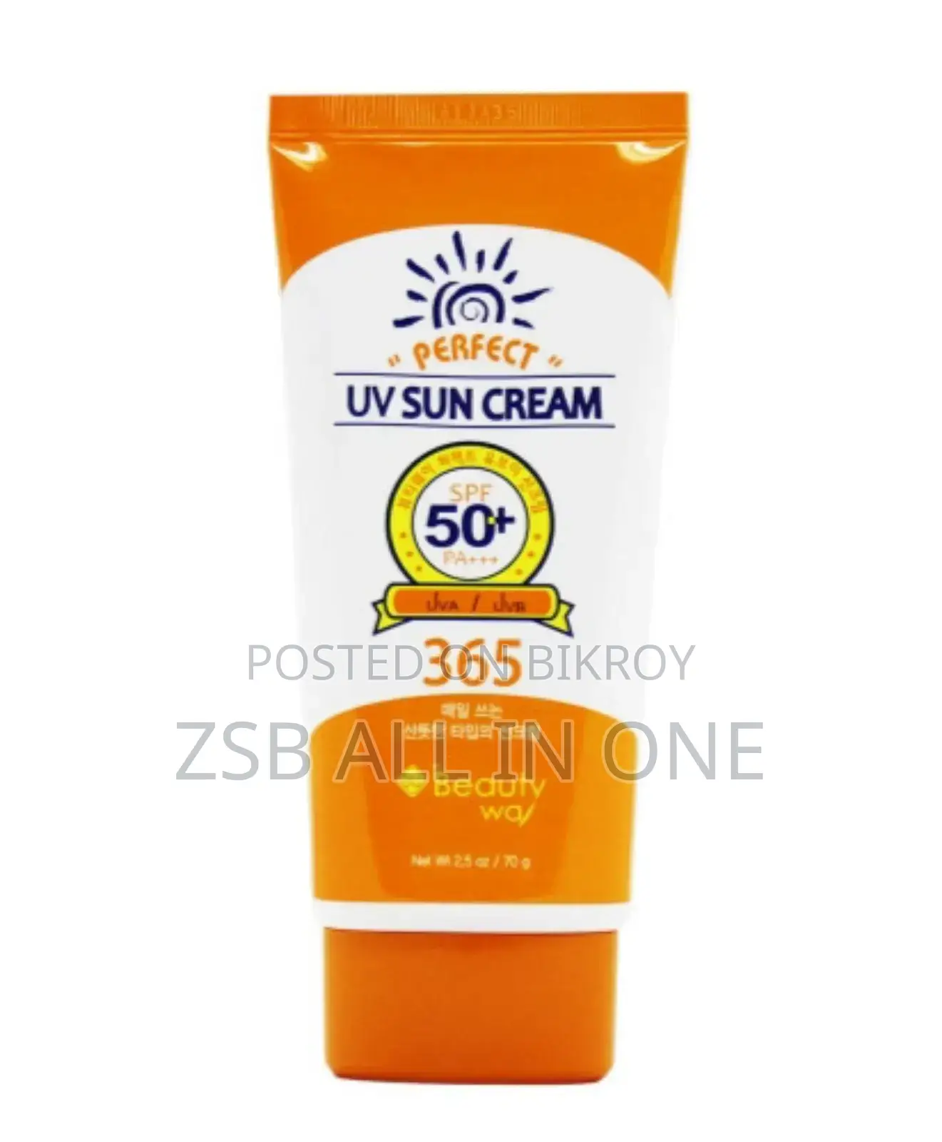 Beauty Way Perfect Uv Perfect Sun Cream 70g