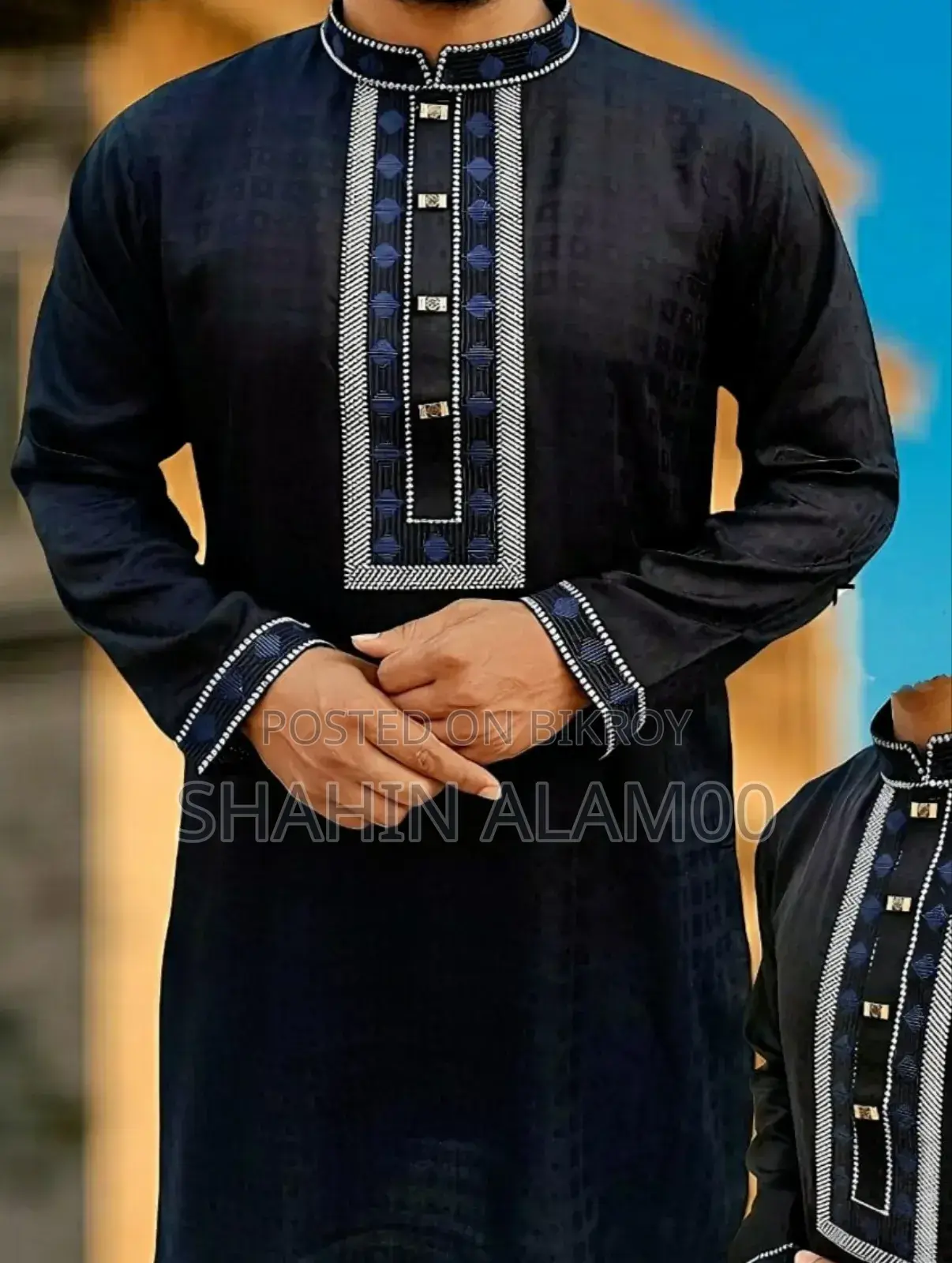 Soft Cotton Embroidery Panjabi
