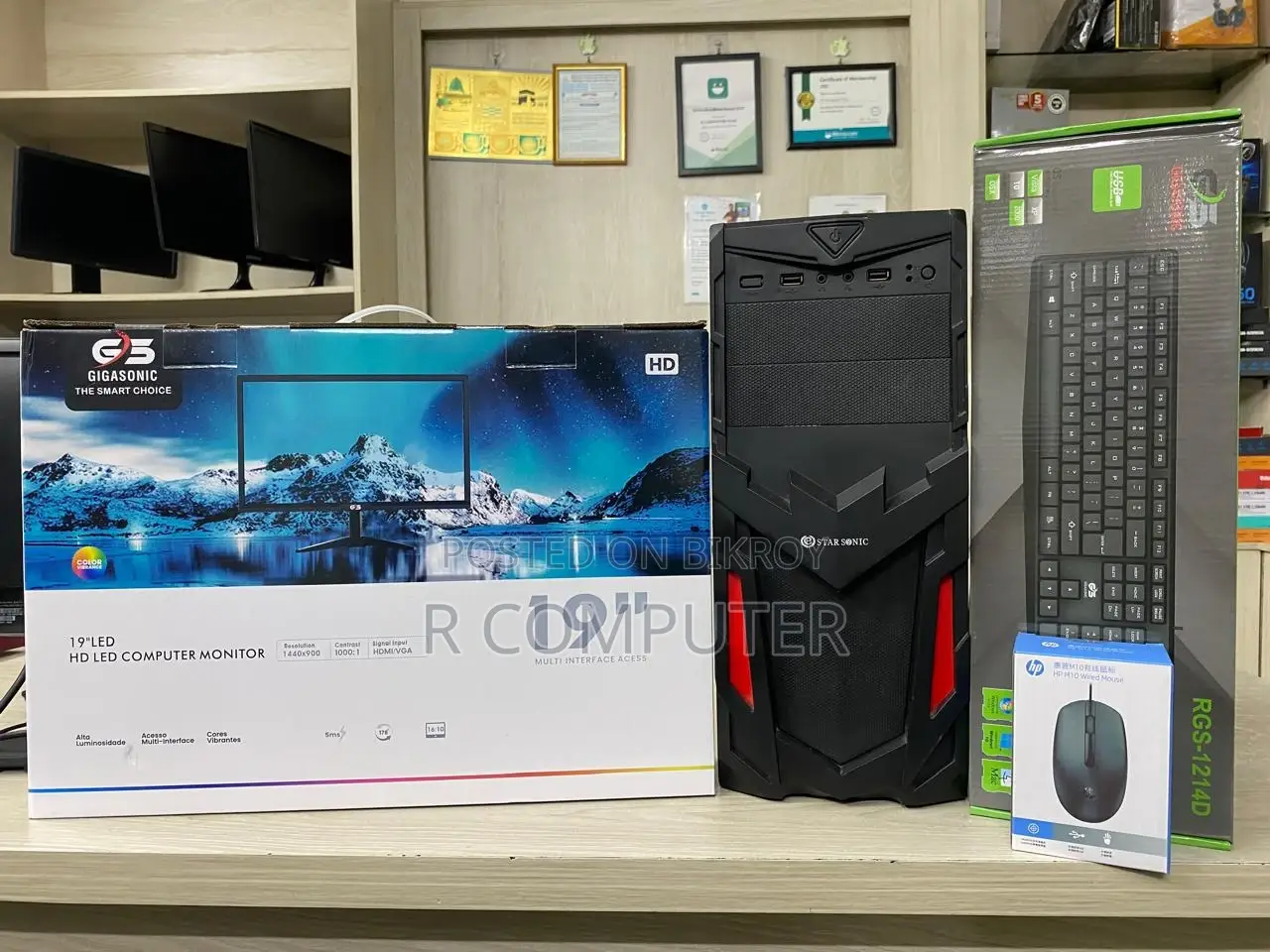 Desktop Computer 4GB Intel Core I3 HDD 500GB