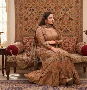 প্রিমিয়াম সুতি রেডিমেড নায়রা থ্রি-পিস