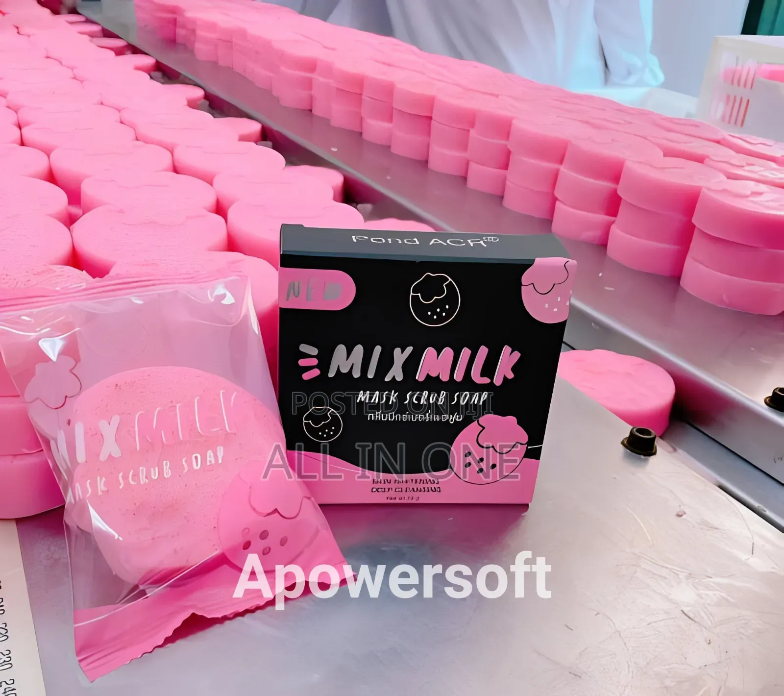 Mix Milk Mask Scrub Soap
