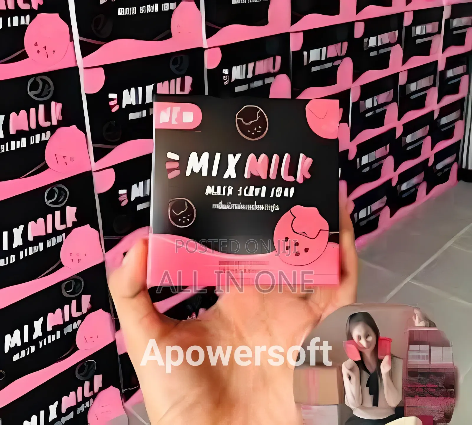 Mix Milk Mask Scrub Soap