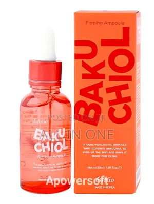 Esfolio Bakuchiol Wrinkles Ampoule, for Moist Clear Skin, 30ml