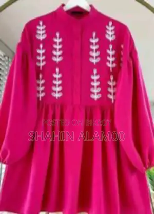 এলিগেন্ট এমব্রয়ডারি মাইক্রো বাটার ওয়ান পিস