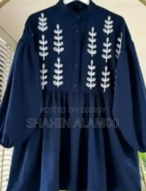 এলিগেন্ট এমব্রয়ডারি মাইক্রো বাটার ওয়ান পিস