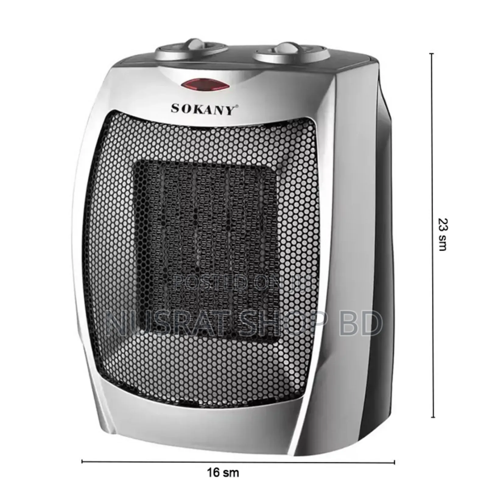 Sokany Sk-1653 Electric Heater 2000w
Code : 12714