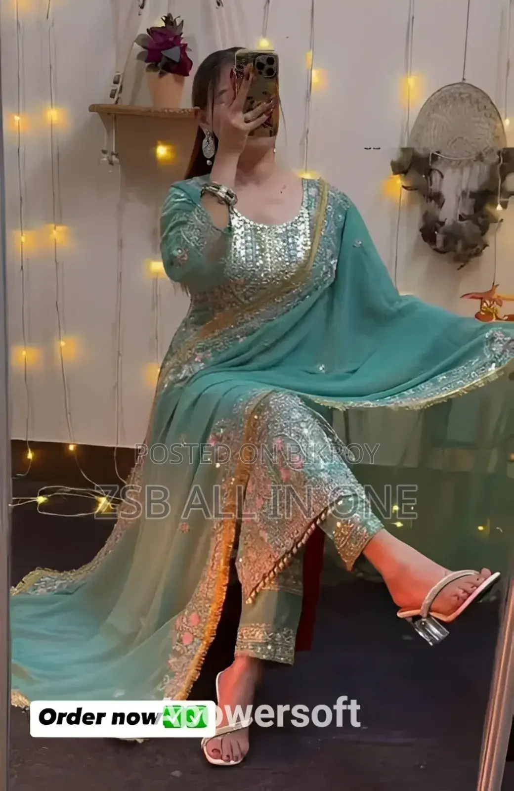 Premium Georgette Sequence Embroidery Salwar Kameez