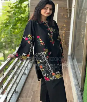 Premium Linen Embroidery 2-Piece